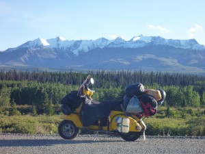 Kanada, Yucon Territorium, Nothern Rocky Mountains Nach etwa 8.000 km Reise. 